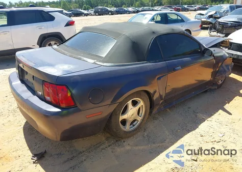 2001 Ford Mustang из США, поврежденный, VIN 1FAFP44451F162222